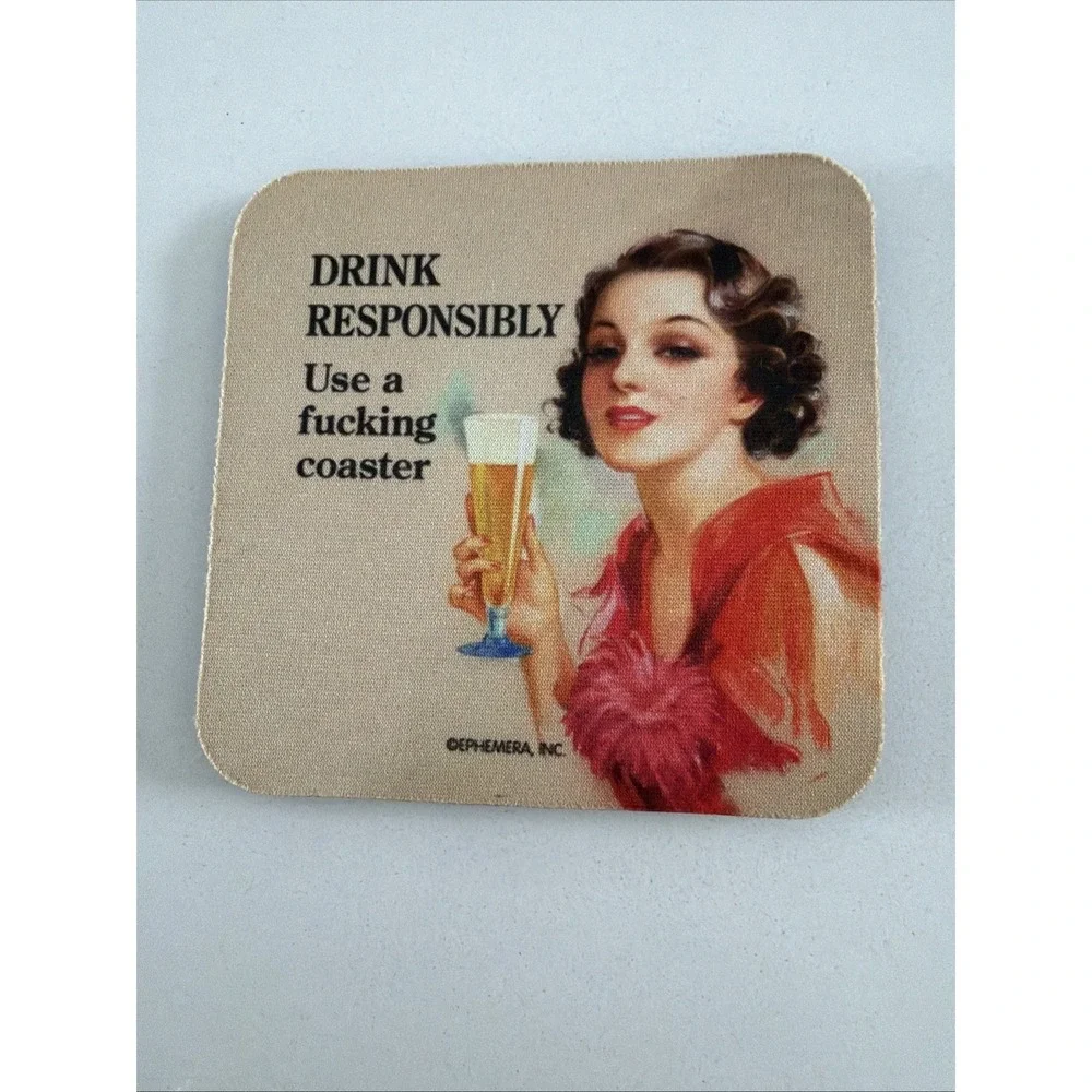 Funny‎ Inappropriate Drink Coasters For Party Gifts Casual Socials NWT